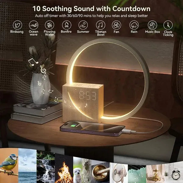Touch Alarm Clock &amp; Bedside Lamp
