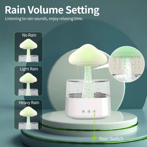 Rain Cloud Humidifier Lamp
