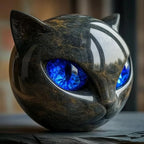 NoirCat Cat Head Sculpture