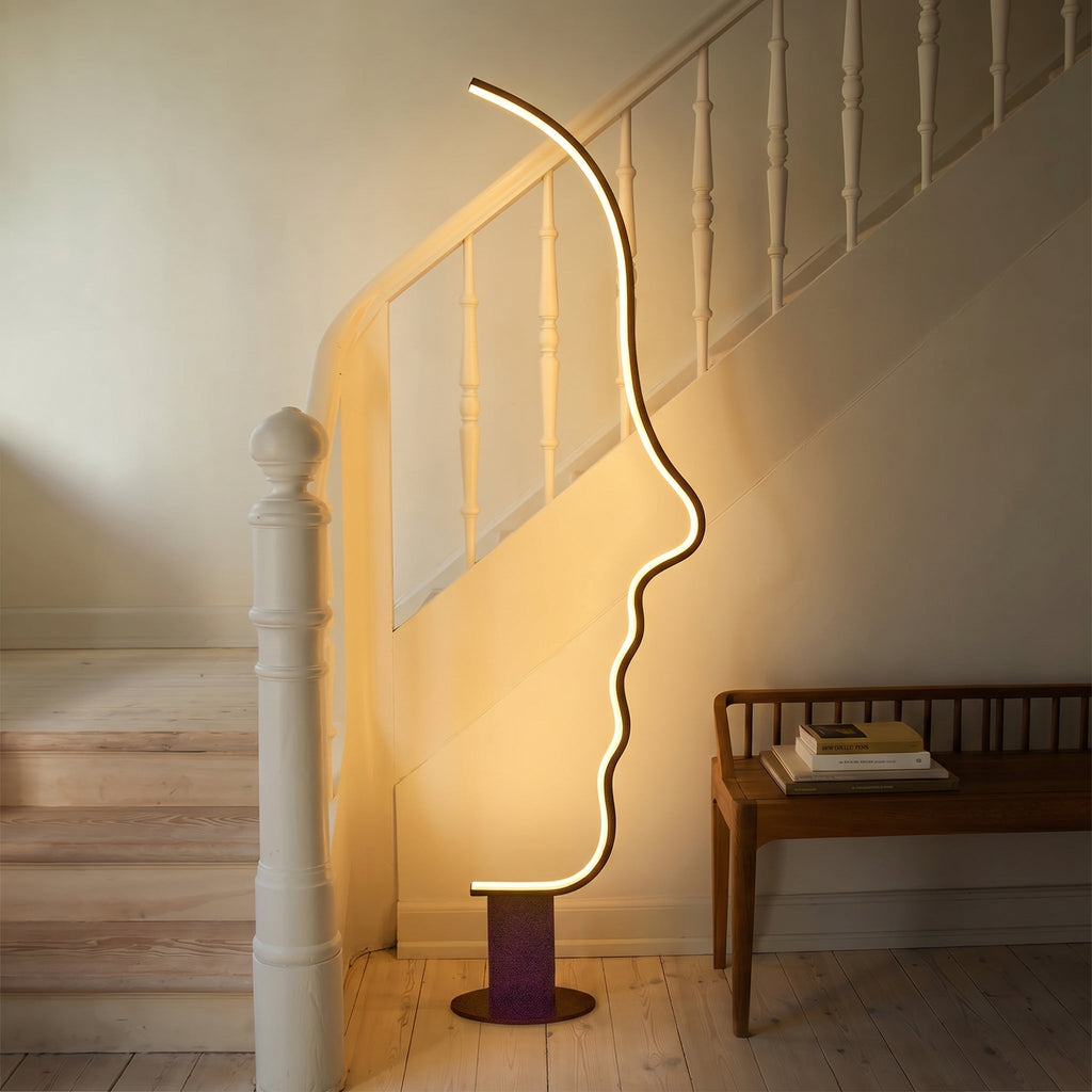 Face Sculptural Floor Lamp