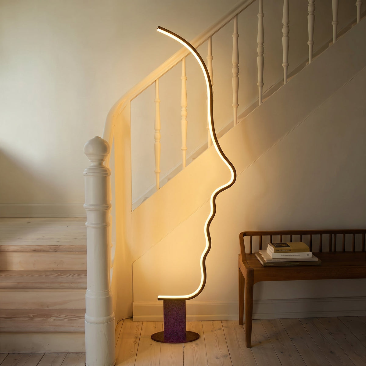 Face Sculptural Floor Lamp