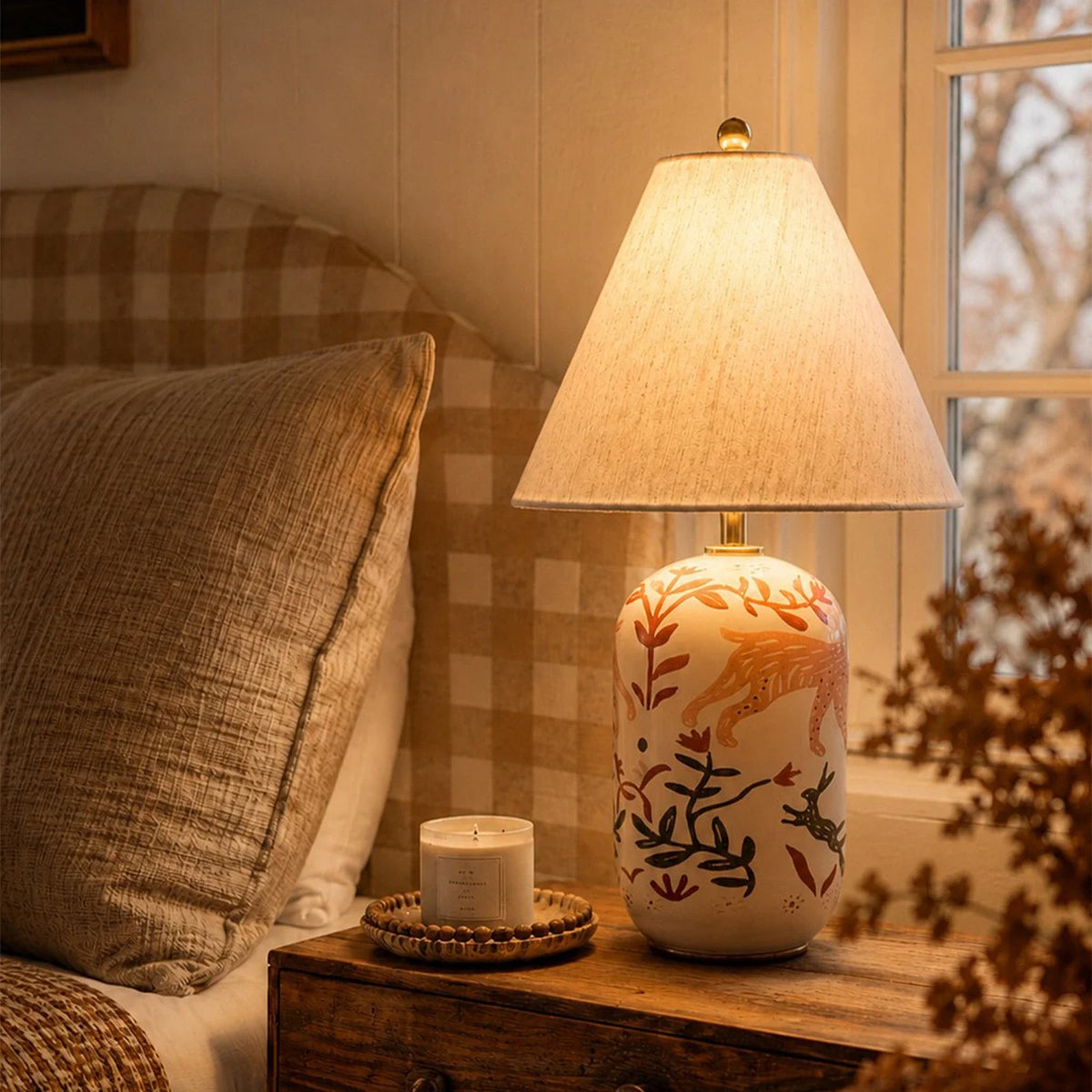 Plabo Retro Ceramic Table Lamp