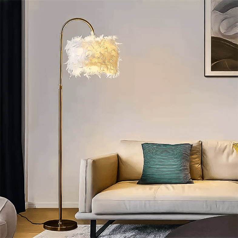 Feather Floor Lamp