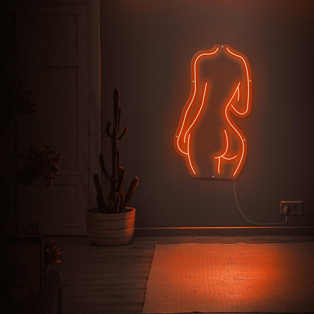 Female Silhouette Neon Sign