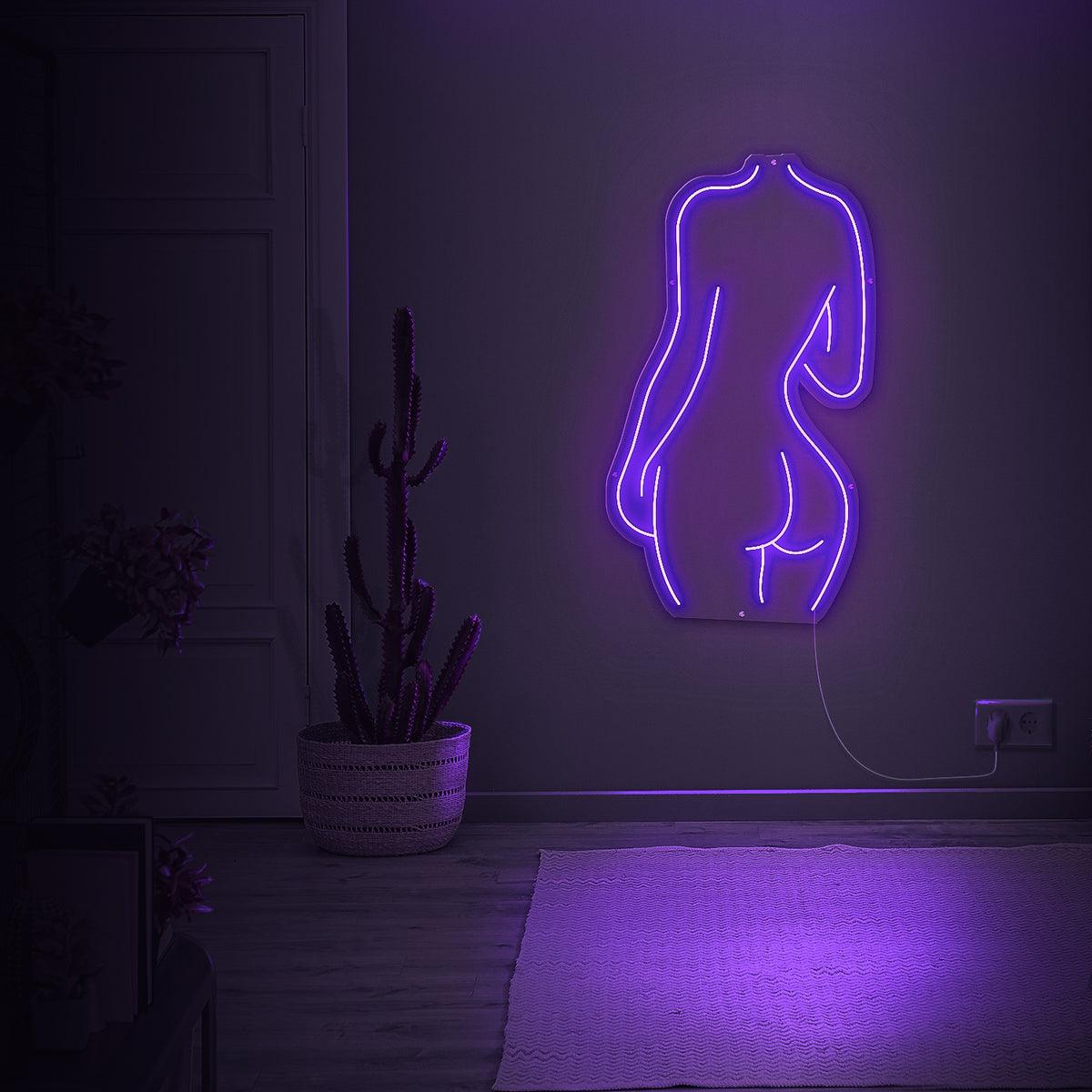 Female Silhouette Neon Sign