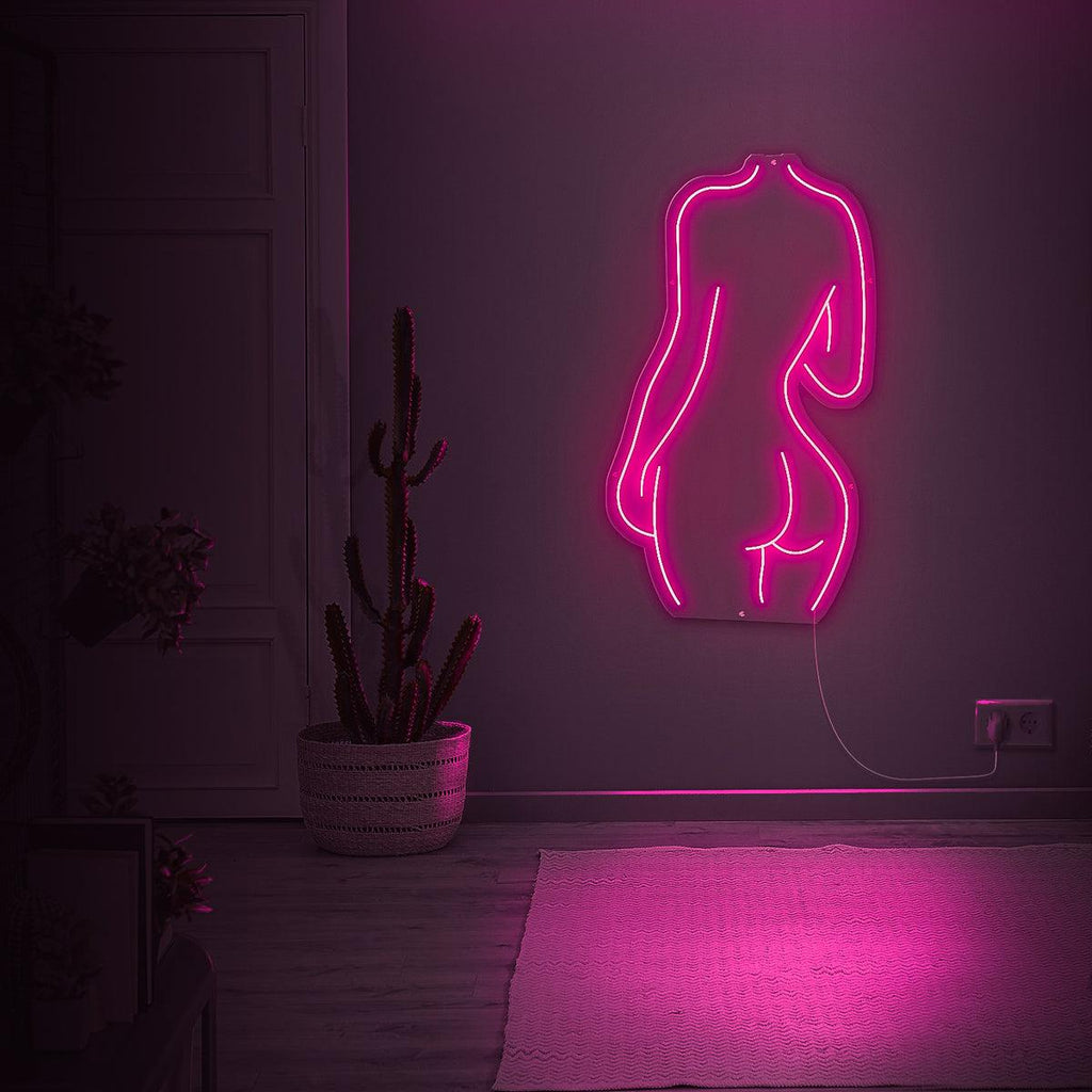 Female Silhouette Neon Sign