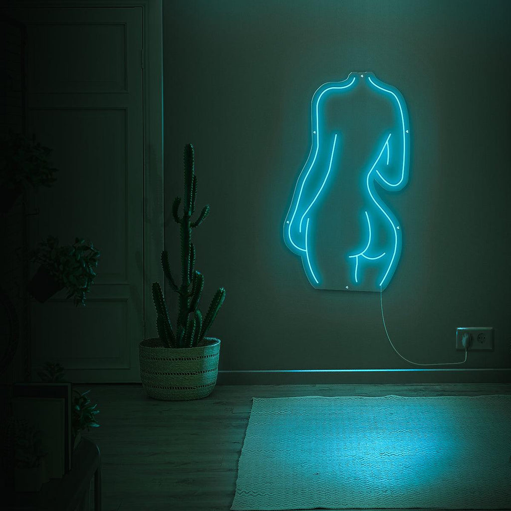 Female Silhouette Neon Sign