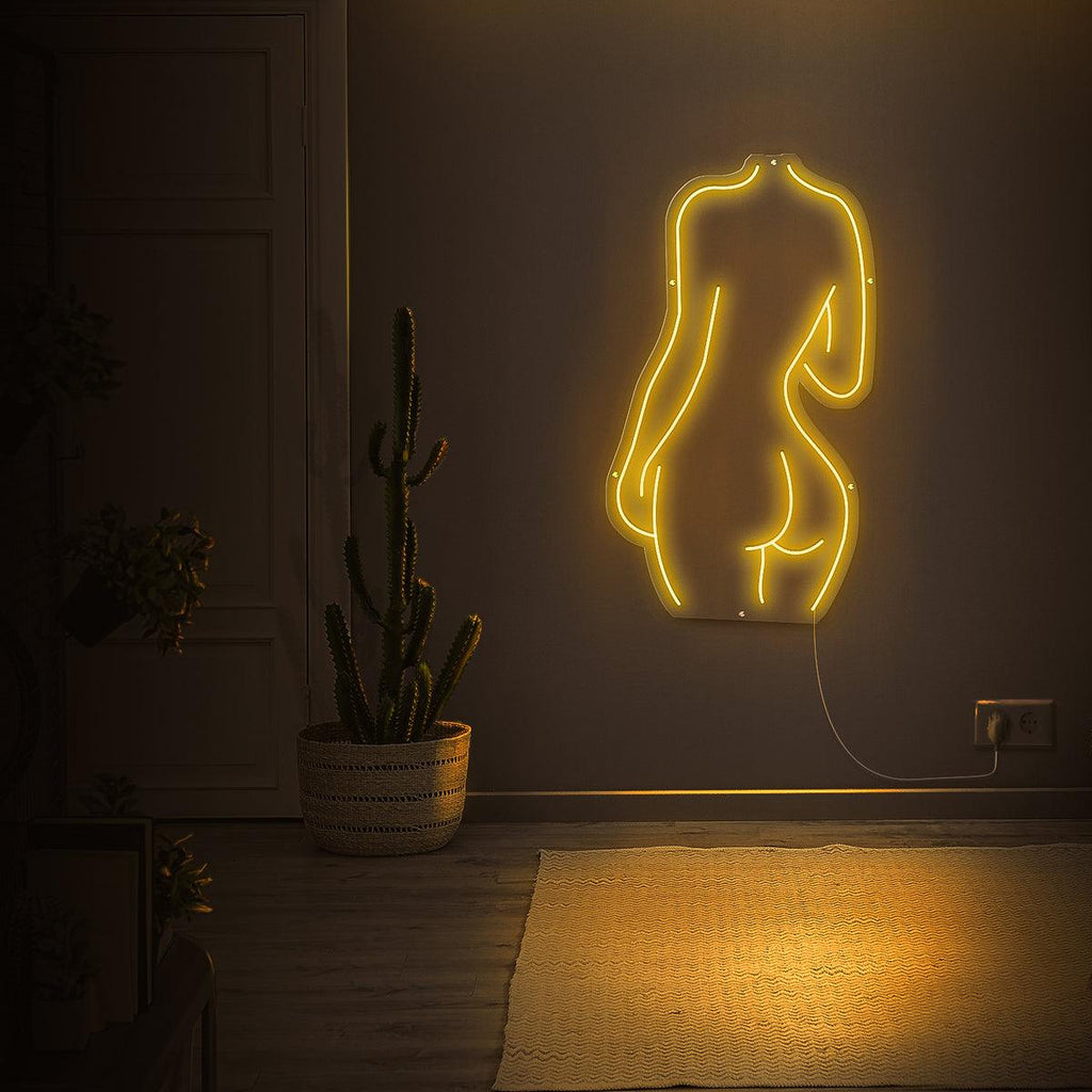 Female Silhouette Neon Sign