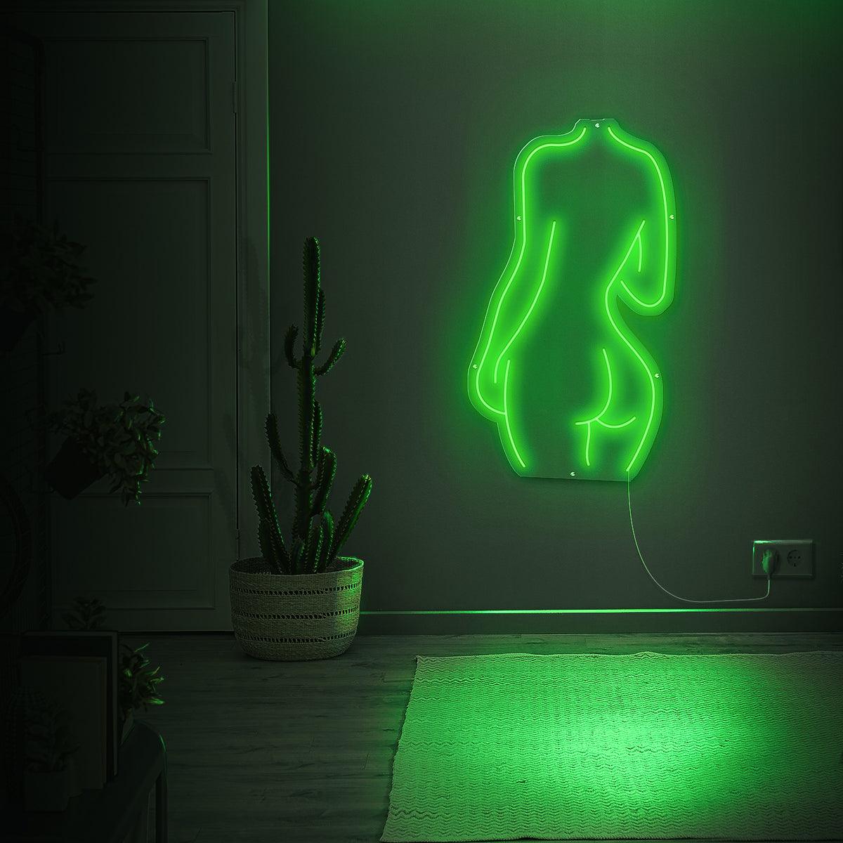 Female Silhouette Neon Sign