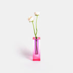 Fleur Iridescent Acrylic Vase
