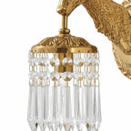Alaric Stag Crystal Wall Sconce