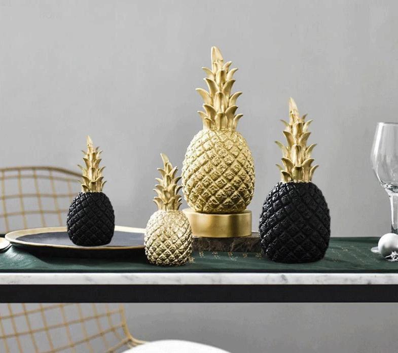 Golden Pineapple Decor