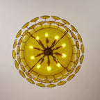 Lorenzo Glass Disc Chandelier