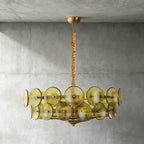 Lorenzo Glass Disc Chandelier