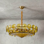 Lorenzo Glass Disc Chandelier