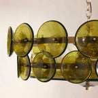 Lorenzo Glass Disc Chandelier