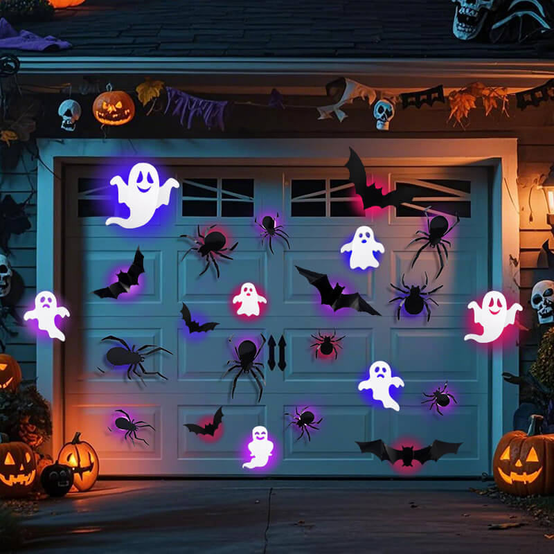 3D Halloween Light-Up Wall Decor