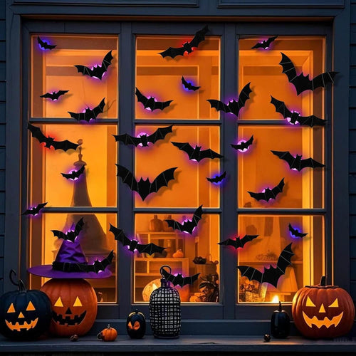 3D Halloween Light-Up Wall Decor