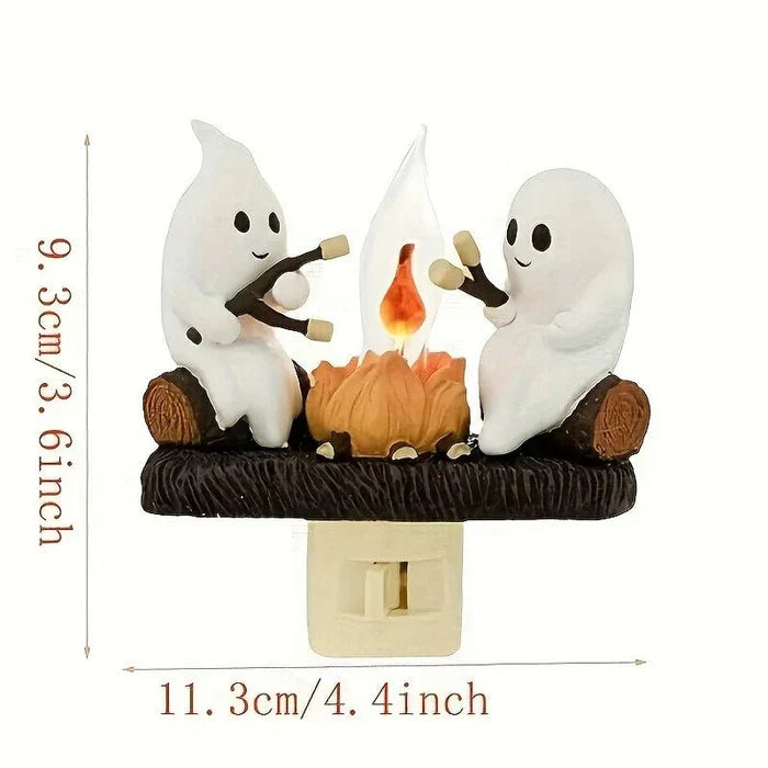 Halloween Ghost Campfire Night Light