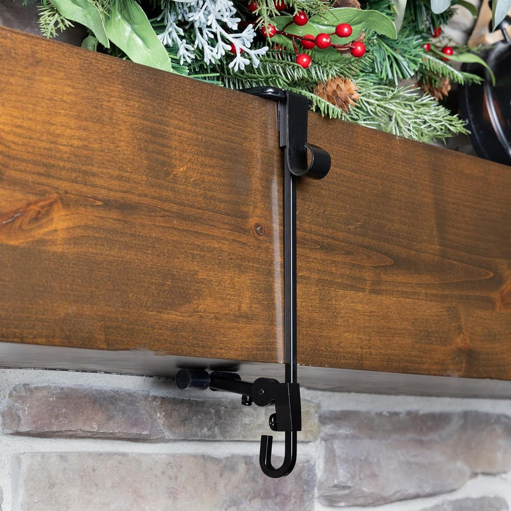 Adjustable Fireplace Garland Hanger Set