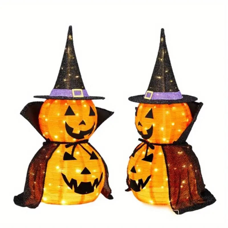 3ft Light-Up Halloween Pumpkin Decorations
