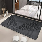 Lush Leaf Bath Mat Set