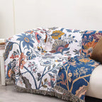 Rustic Floral Throw Blanket