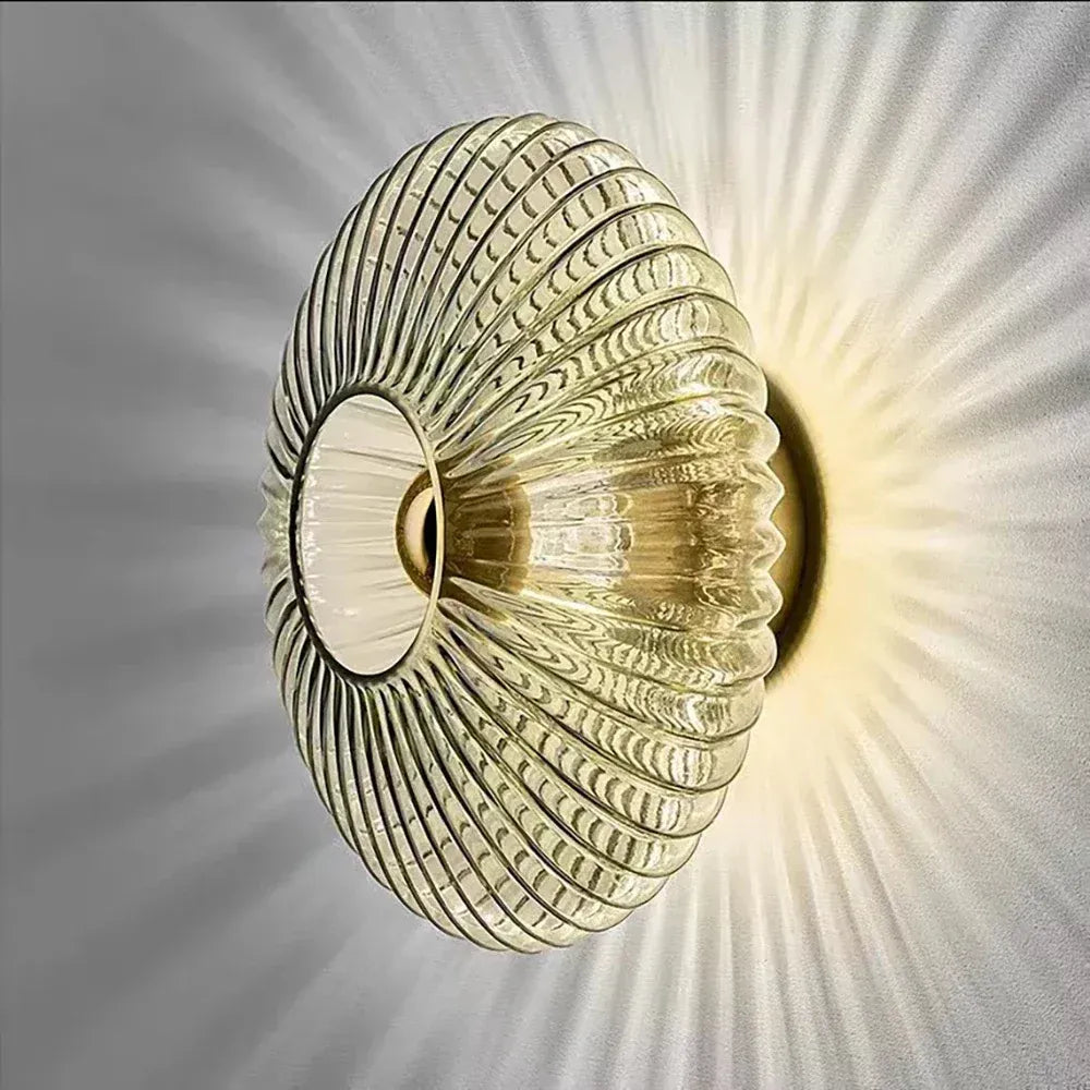 Eclira Elegant Glass Stone Wall Light