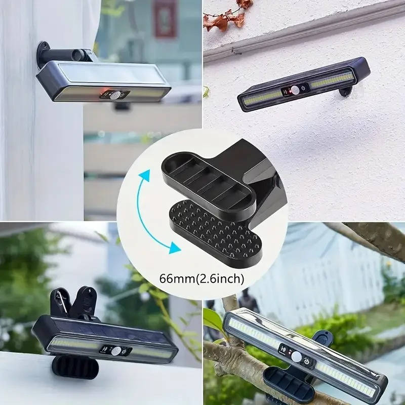 2-Piece Solar Fence Light Set