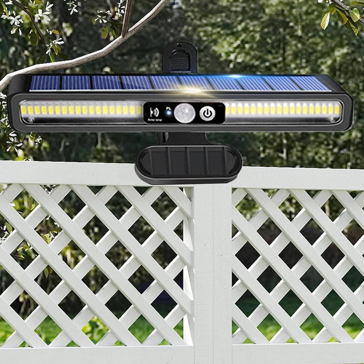 2-Piece Solar Fence Light Set
