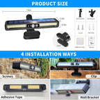 2-Piece Solar Fence Light Set