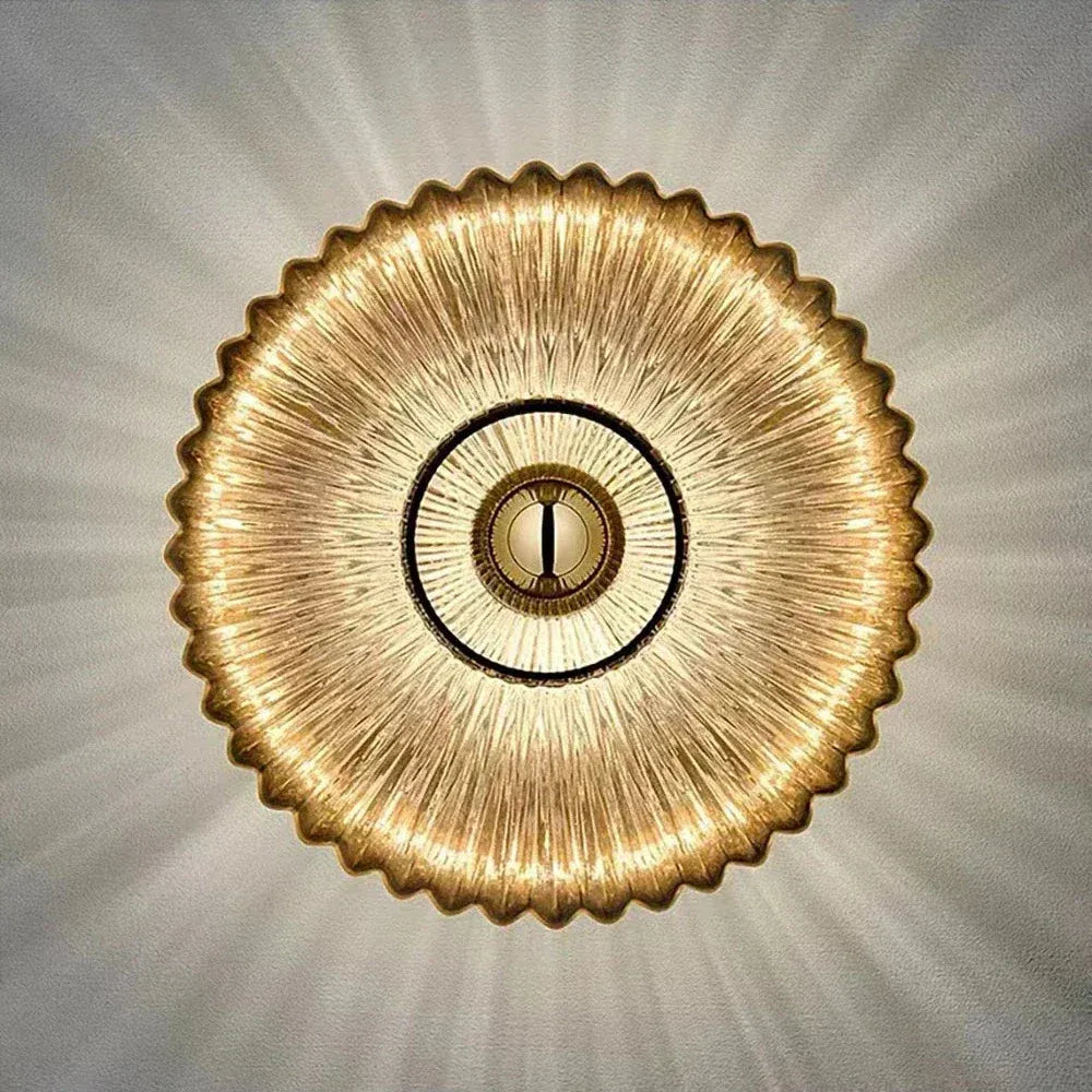 Eclira Elegant Glass Stone Wall Light