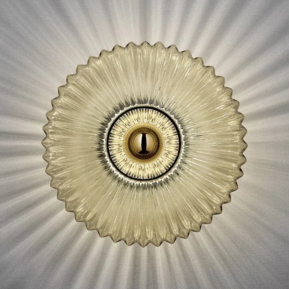 Eclira Elegant Glass Stone Wall Light