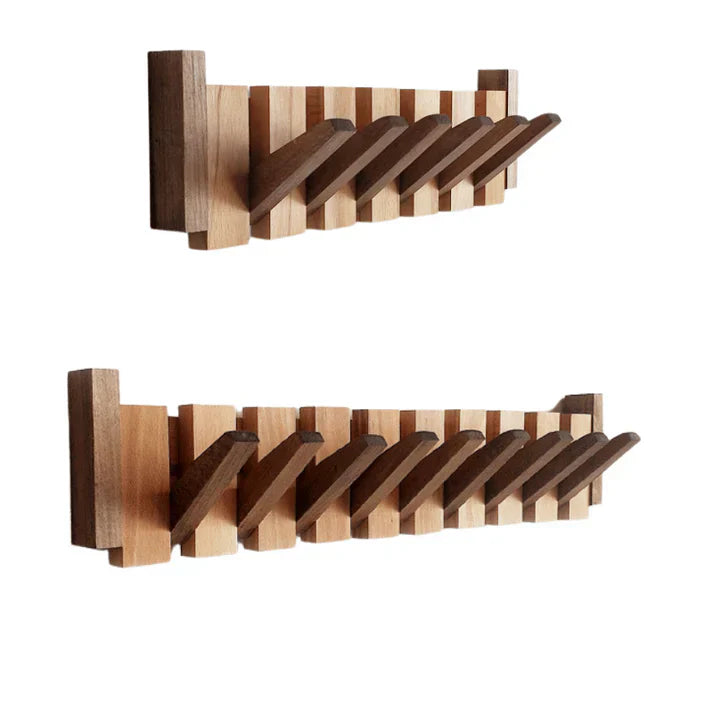 Kinjar Wooden Piano Coat Rack