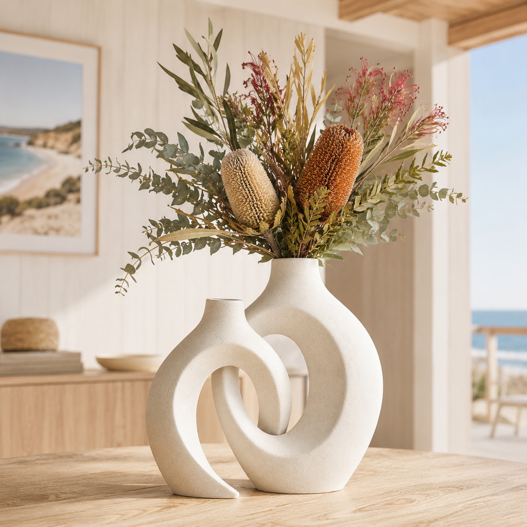 Lennox Textured Ceramic Vase