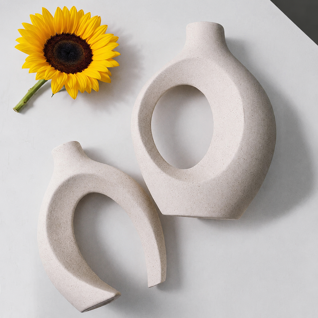 Lennox Textured Ceramic Vase