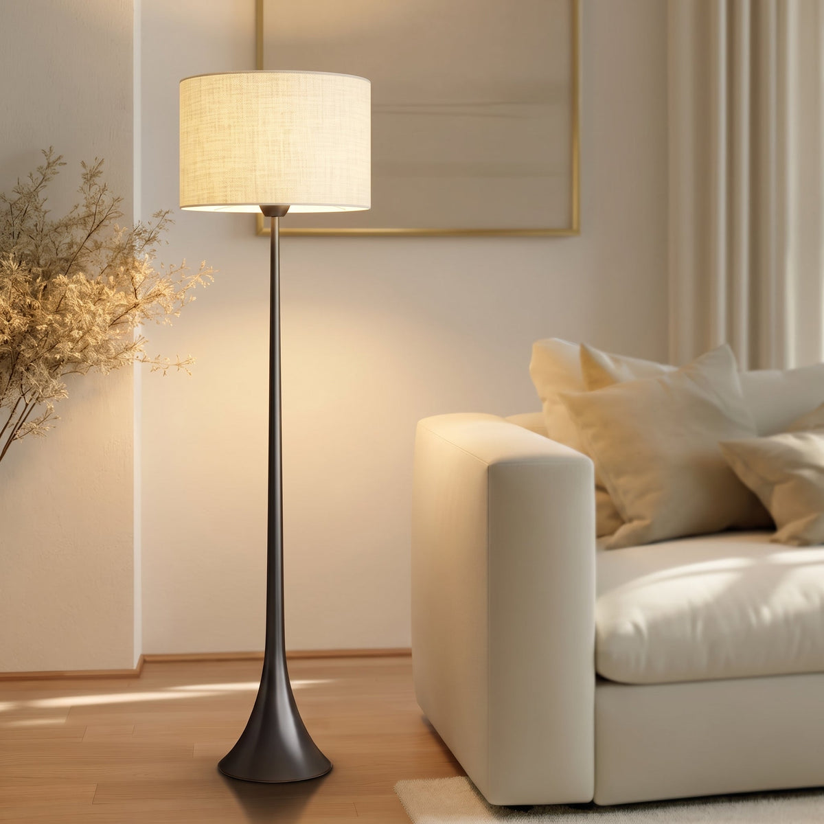 Andero Silk Floor Lamp