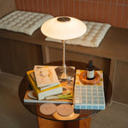Swedish Designer Glass Table Lamp