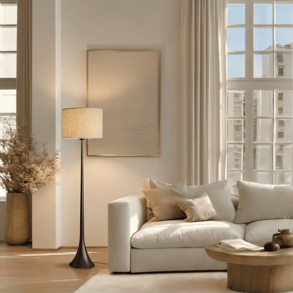 Andero Silk Floor Lamp