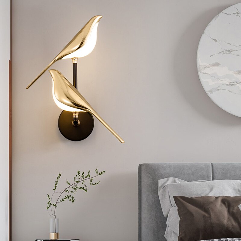 LED Bird Wall Light