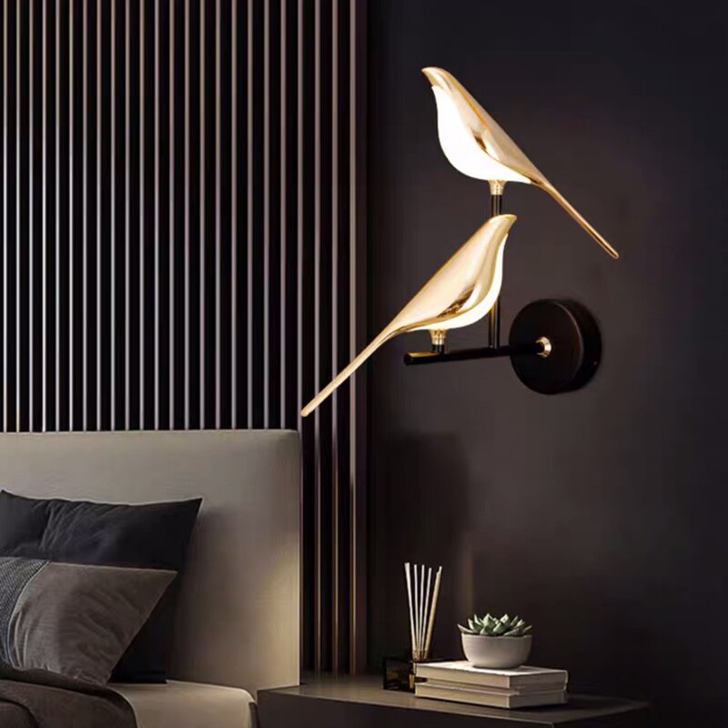 LED Bird Wall Light