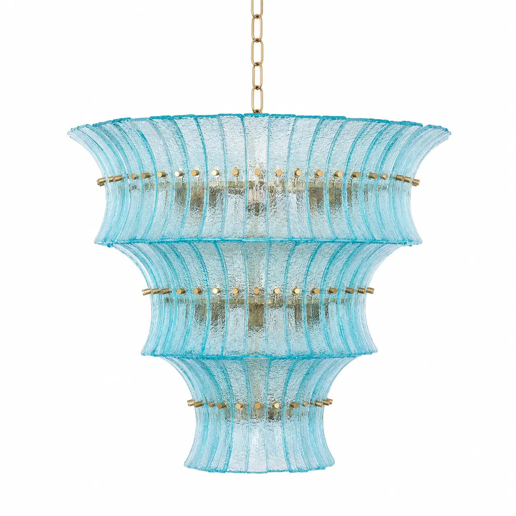 Marisol Art Deco Glass Tiered Chandelier