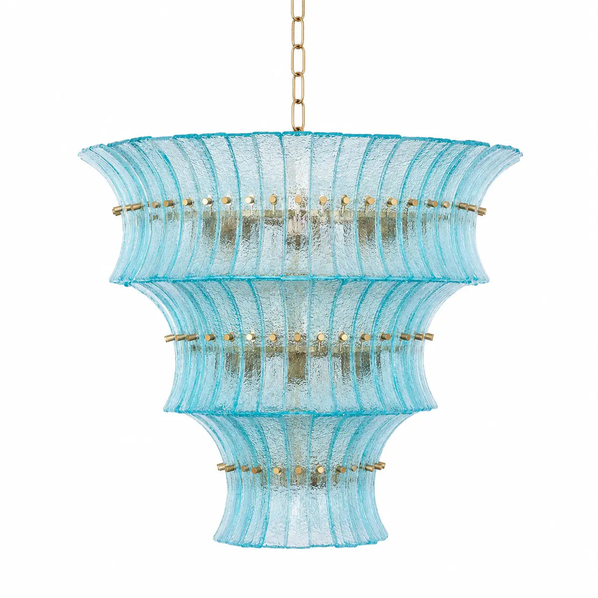 Marisol Art Deco Glass Tiered Chandelier