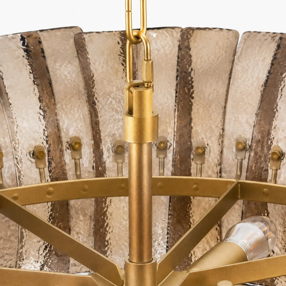 Marisol Art Deco Glass Tiered Chandelier