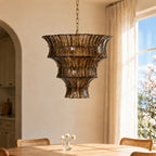 Marisol Art Deco Glass Tiered Chandelier