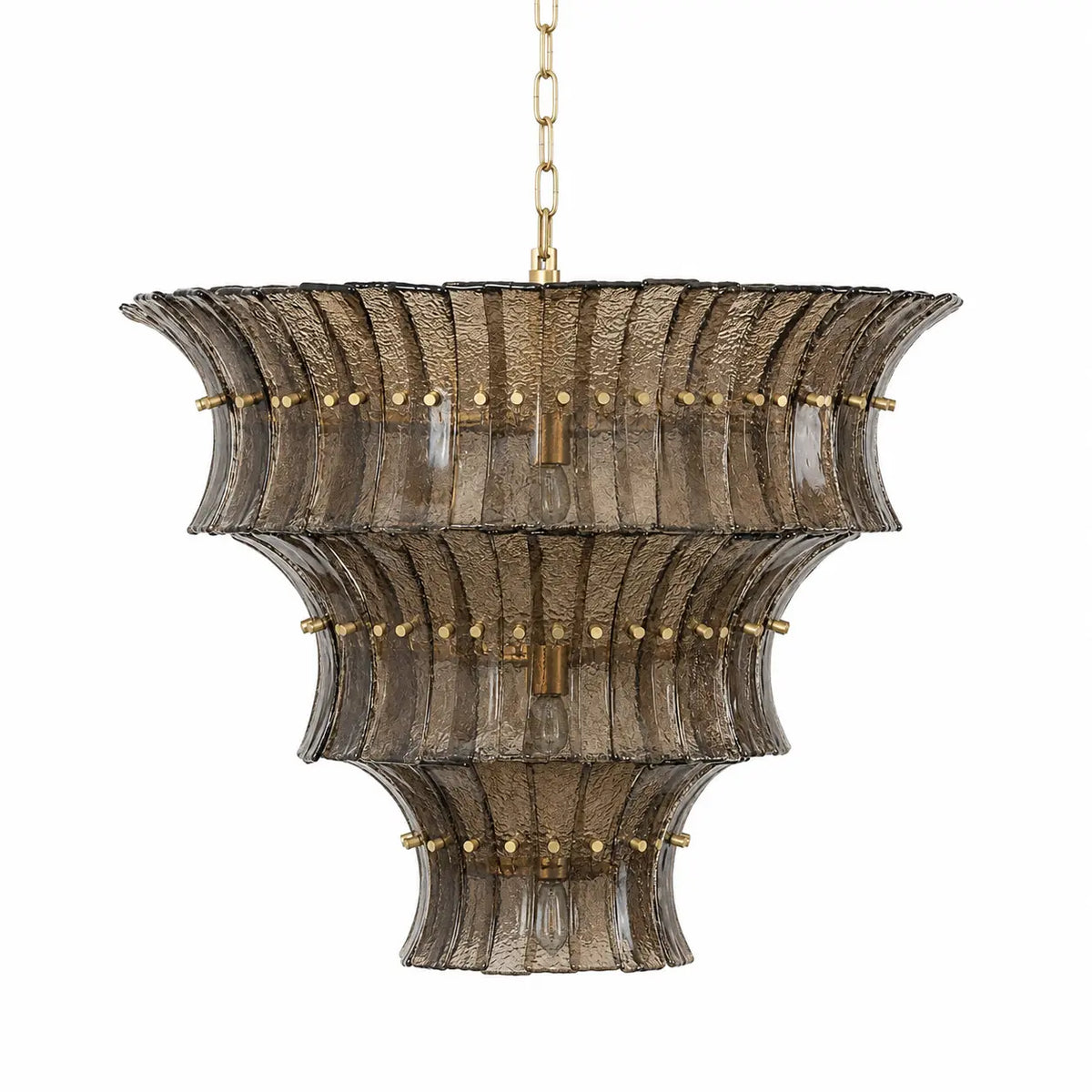 Marisol Art Deco Glass Tiered Chandelier