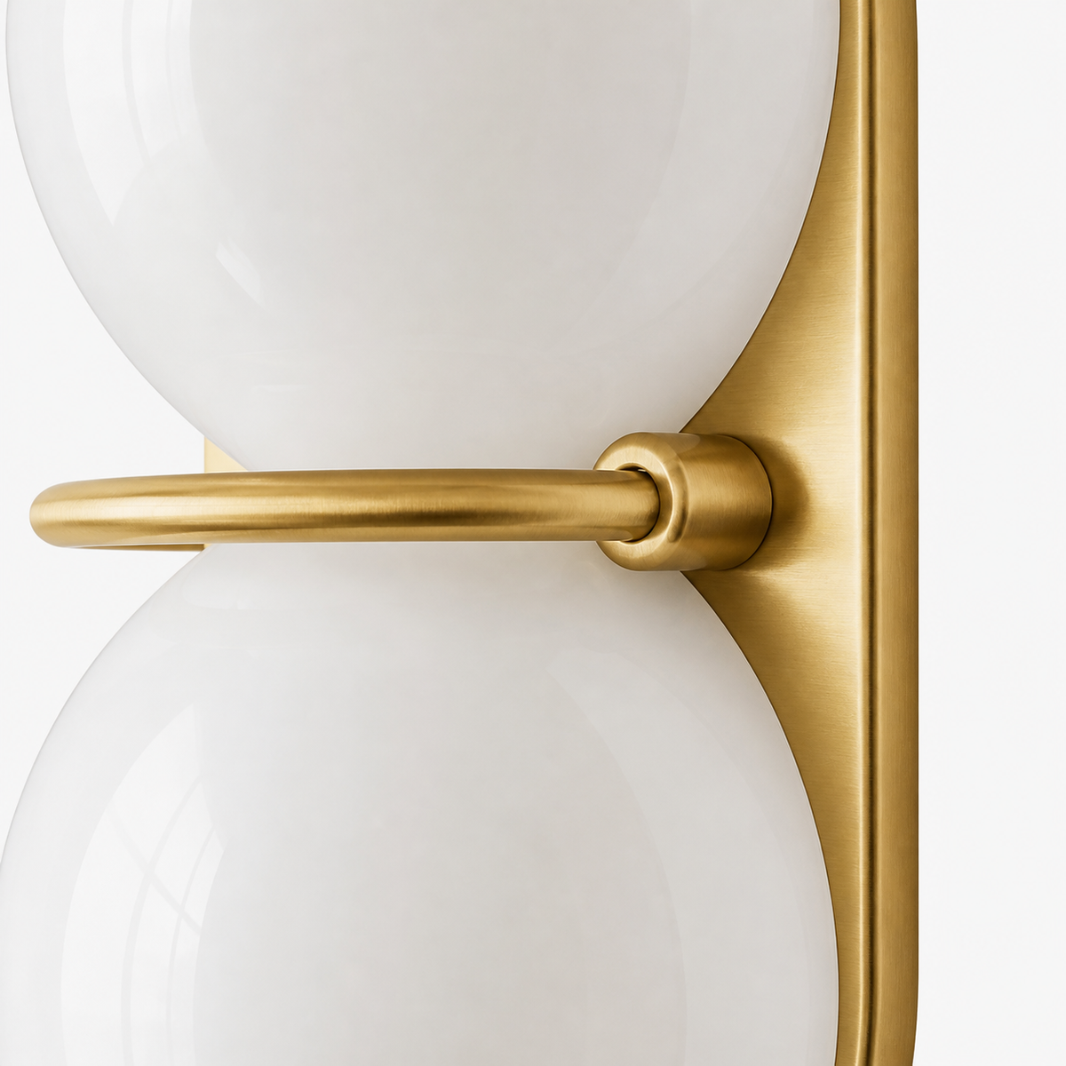 Mirea Double Globe Glass Wall Sconce