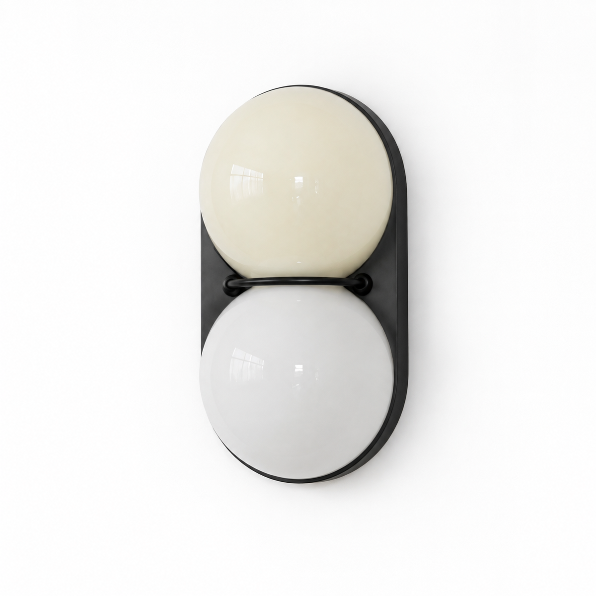 Mirea Double Globe Glass Wall Sconce