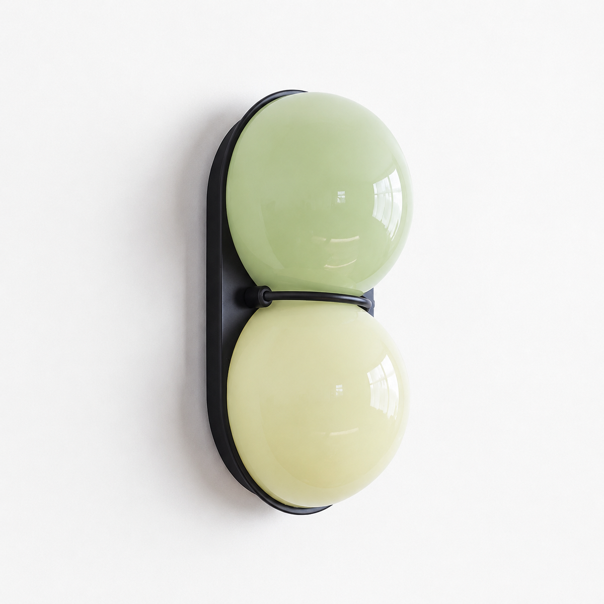 Mirea Double Globe Glass Wall Sconce