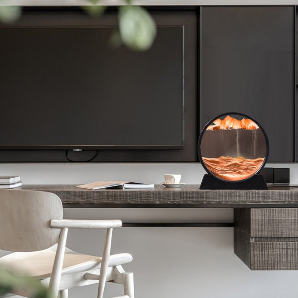 3D Moving Sand Art – Decorative Glass Display
